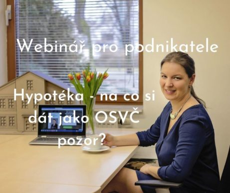 Webinář o hypotékách pro podnikatele